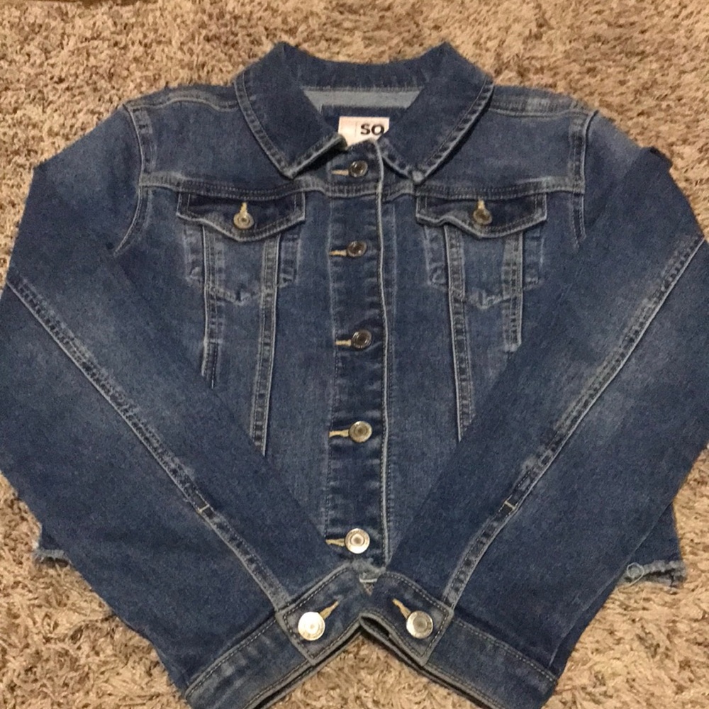 SO Denim Jacket for Kids - Blue